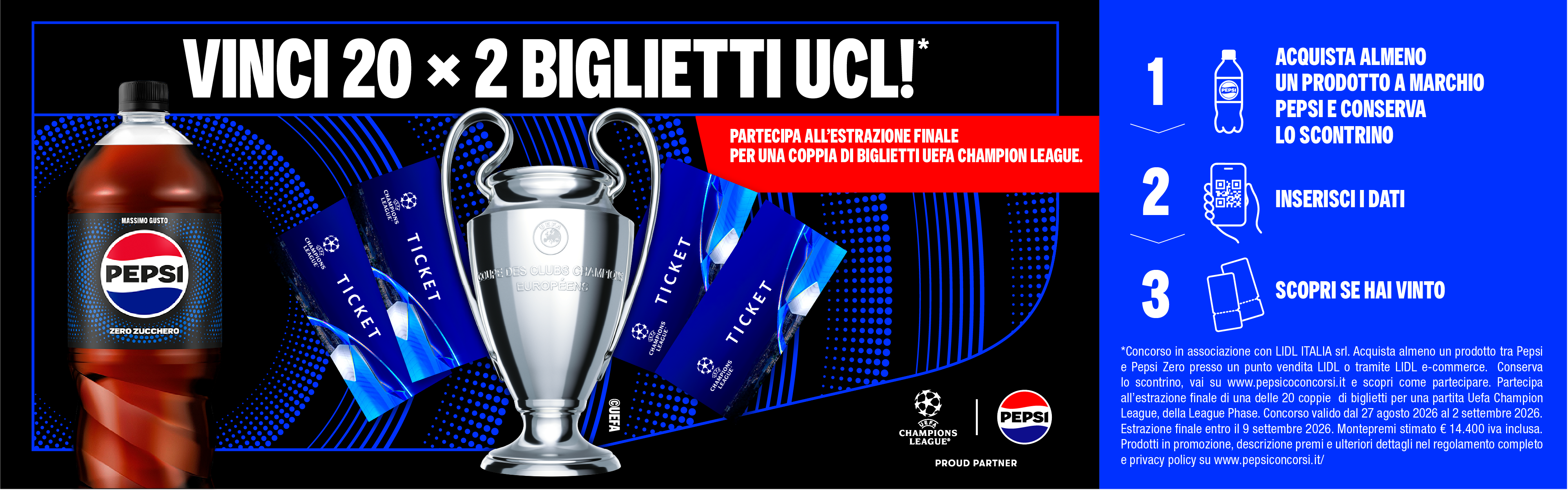 Pepsi Lidl UCL 2026